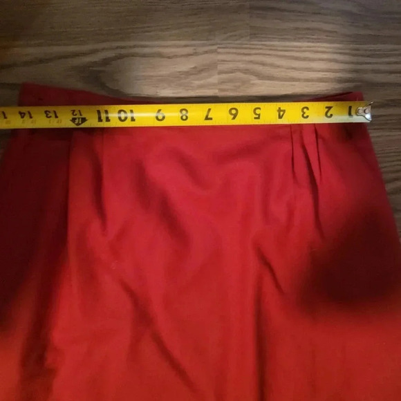 Vintage Pendleton Burgundy Midi Skirt - Picture 7 of 7